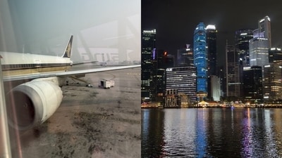 A man travelled from Delhi to Singapore, posting how the shift from hazardous air to clearer skies felt like a major relief. (X/@JainNaman267) A man travelled from Delhi to Singapore, posting how the shift from hazardous air to clearer skies felt like a major relief. (X/@JainNaman267)