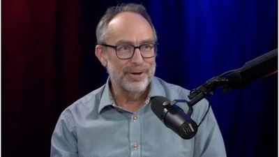 Jimmy Wales founded Wikipedia with Larry Sanger in 2001. (YouTube/ Jung & Naiv) Jimmy Wales founded Wikipedia with Larry Sanger in 2001. (YouTube/ Jung & Naiv)