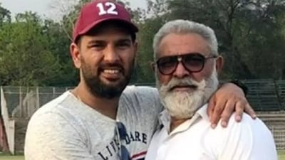 Yuvraj Singh with his father, Yograj (Instagram) Yuvraj Singh with his father, Yograj (Instagram)
