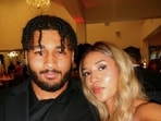 Catalina Mancera and Marshawn Kneeland first met at Western Michigan University. Catalina Mancera and Marshawn Kneeland first met at Western Michigan University.