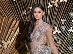 The combination of sheer fabric and intricate detailing gives Manika Vishwakarma's Miss Universe 2025 gown a truly show-stopping appearance. (Instagram/ Manika Vishwakarma)