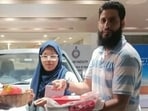 A picture of two doctors - Shaheen Shahid and Muzammil Ahmad Ganaia, surfaced online