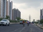 The survey was conducted along Dwarka Expressway towards Sector 101 and Basai road. (Parveen Kumar/HT) The survey was conducted along Dwarka Expressway towards Sector 101 and Basai road. (Parveen Kumar/HT)