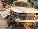 The victim’s family, after nearly an hour of searching, found him unconscious in his car and took him to a nearby private hospital, where he was declared brought dead. (HT Photos)
