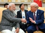 US President Donald Trump shakes hands with Prime Minister Narendra Modi in the Oval Office of the White House in Washington, DC, earlier. (AFP file photo) US President Donald Trump shakes hands with Prime Minister Narendra Modi in the Oval Office of the White House in Washington, DC, earlier. (AFP file photo)