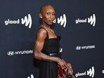 British actress and singer Cynthia Erivo at the 36th Annual GLAAD Media Awards in Beverly Hills, California.(AFP)