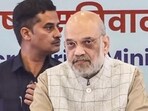 Union home minister Amit Shah at the 32nd Northern Zonal Council meeting in Faridabad on Monday. (PTI) Union home minister Amit Shah at the 32nd Northern Zonal Council meeting in Faridabad on Monday. (PTI)