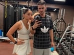 Alia Bhatt with her coach Karan Sawhney. Alia Bhatt with her coach Karan Sawhney.