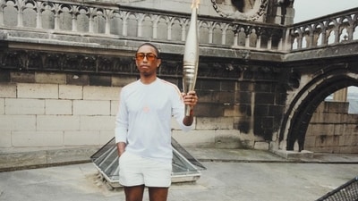 Pharrell Williams expressed his disdain for celebrities talking about politics. (@pharrell/X) Pharrell Williams expressed his disdain for celebrities talking about politics. (@pharrell/X)