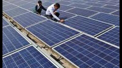 Deloitte’s Energy & Renewable Vision 2047 for the state proposed large solar parks and hybrid wind–solar systems. (For Representation) Deloitte’s Energy & Renewable Vision 2047 for the state proposed large solar parks and hybrid wind–solar systems. (For Representation)