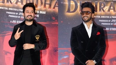 Aditya Dhar and Ranveer Singh at Dhurandhar trailer launch Aditya Dhar and Ranveer Singh at Dhurandhar trailer launch