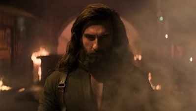 Dhurandhar trailer: Ranveer Singh in a still from the Aditya Dhar film. Dhurandhar trailer: Ranveer Singh in a still from the Aditya Dhar film.