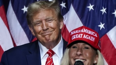US Representative Marjorie Taylor Greene (R) said that it was the Epstein files issue which had sent Donald Trump over the edge. (AFP) US Representative Marjorie Taylor Greene (R) said that it was the Epstein files issue which had sent Donald Trump over the edge. (AFP)