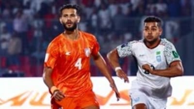 Sheikh Morsalin scored the all-important goal for Bangladesh Sheikh Morsalin scored the all-important goal for Bangladesh