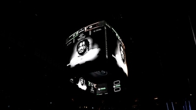 The Dallas Stars and Anaheim Ducks observe a moment of silence to honor the memory of Dallas Cowboys defensive end Marshawn Kneeland before their game at the American Airlines Center. (IMAGN IMAGES via Reuters Connect)