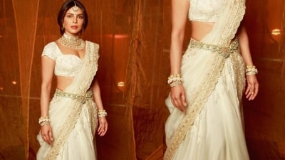 Priyanka wearing a kamarbandh (Instagram) Priyanka wearing a kamarbandh (Instagram)