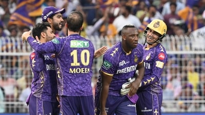 KKR in IPL 2025. (Hindustan Times) KKR in IPL 2025. (Hindustan Times)
