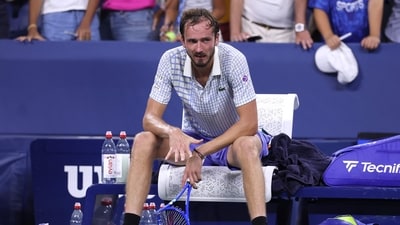 Daniil Medvedev and 2022 Wimbledon winner Elena Rybakina are set to enthral fans in India. (Getty Images via AFP)