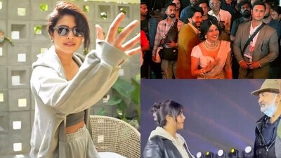 Priyanka Chopra shares BTS moments from Varanasi event. Priyanka Chopra shares BTS moments from Varanasi event.