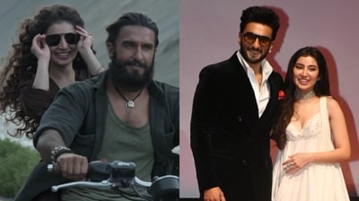 Sara Arjun and Ranveer Singh in Dhurandhar Sara Arjun and Ranveer Singh in Dhurandhar