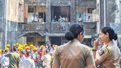 The BMC on Tuesday forcibly evicted 66 tenants from Parksite Colony in Vikhroli (West), clearing three of the 28 buildings it has classified as “dangerous” under the C1 category. (Photo by Satish Bate/ Hindustan Times) (Satish Bate / Hindustan Times) The BMC on Tuesday forcibly evicted 66 tenants from Parksite Colony in Vikhroli (West), clearing three of the 28 buildings it has classified as “dangerous” under the C1 category. (Photo by Satish Bate/ Hindustan Times) (Satish Bate / Hindustan Times)