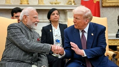 US President Donald Trump shakes hands with Prime Minister Narendra Modi in the Oval Office of the White House in Washington, DC, earlier. (AFP file photo) (AFP) US President Donald Trump shakes hands with Prime Minister Narendra Modi in the Oval Office of the White House in Washington, DC, earlier. (AFP file photo) (AFP)