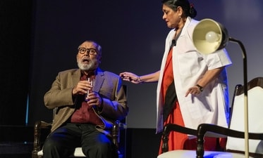 Thespians, actors Pankaj Kapur and Supriya Pathak took to Delhi stage over the weekend and left the audience spellbound with their finesse in stagecraft. (Photo: Raajessh Kashyap/HT) Thespians, actors Pankaj Kapur and Supriya Pathak took to Delhi stage over the weekend and left the audience spellbound with their finesse in stagecraft. (Photo: Raajessh Kashyap/HT)