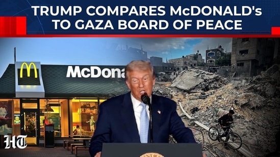 Trump compares McDonald's to Gaza board of peace, calls himself…