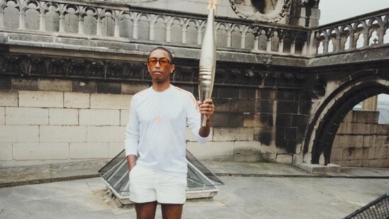 Pharrell Williams expressed his disdain for celebrities talking about politics. (@pharrell/X)
