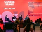 A session in progress at the Frankfurt Book Fair 2025 (Gian-Luca Heiser / Frankfurter Buchmesse)