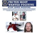 Ryan Wedding, former Olympian and current FBI Top Ten Most Wanted Fugitive, at the 2002 Salt Lake City Winter Olympics. Ryan Wedding, former Olympian and current FBI Top Ten Most Wanted Fugitive, at the 2002 Salt Lake City Winter Olympics.