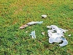 The traders say the park has been neglected for months, causing inconvenience to visitors and impacting their businesses. (HT Photo) The traders say the park has been neglected for months, causing inconvenience to visitors and impacting their businesses. (HT Photo)