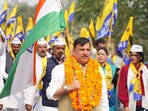 AAP MP Sanjay Singh interacts with residents during the ‘Rozgar Do, Samajik Nyay Do’ yatra on the Sultanpur–Amethi route. AAP MP Sanjay Singh interacts with residents during the ‘Rozgar Do, Samajik Nyay Do’ yatra on the Sultanpur–Amethi route.
