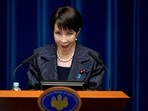 Japan's new Prime Minister Sanae Takaichi speaks during a press conference at the prime minister's office, in Tokyo