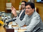 Union minister of commerce and iustry Piyush Goyal addresses the launch of the Trade Intelligence & Analytics (TIA) Portal, in Delhi on Tuesday