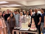 Salim Khan’s second wife, actor Helen, also joined the celebrations. Salim Khan’s second wife, actor Helen, also joined the celebrations.