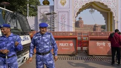 A blast occurred at the Netaji Subhash Marg in November which killed at least 12 people. (HT photo)