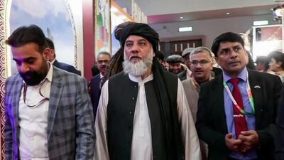 Afghan industry and commerce minister Alhaj Nooruddin Azizi visits the 44th India International Trade Fair. (ANI Video Grab) Afghan industry and commerce minister Alhaj Nooruddin Azizi visits the 44th India International Trade Fair. (ANI Video Grab)
