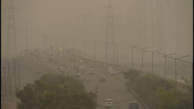 Ghaziabad recorded the worst AQI on the day, with a reading of 422. (Sakib Ali/HT Photo) Ghaziabad recorded the worst AQI on the day, with a reading of 422. (Sakib Ali/HT Photo)
