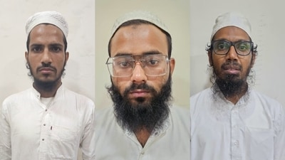 The Gujarat ATS had earlier arrested Ahmed Mohiuddin Syed, Mohammad Suhel and Azad over a terror plot. (ANI/ Gujarat ATS) The Gujarat ATS had earlier arrested Ahmed Mohiuddin Syed, Mohammad Suhel and Azad over a terror plot. (ANI/ Gujarat ATS)
