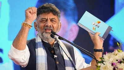Karnataka Deputy CM DK Shivakumar announced plans for a second airport in southern Bengaluru. (PTI) Karnataka Deputy CM DK Shivakumar announced plans for a second airport in southern Bengaluru. (PTI)
