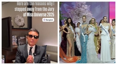 Here is a breakdown of the controversy involving former Miss Universe 2025 judge Omar Harfouch and The Miss Universe Organization's reaction. (Instagram/ omarharfouch and Missuniverse.com) Here is a breakdown of the controversy involving former Miss Universe 2025 judge Omar Harfouch and The Miss Universe Organization's reaction. (Instagram/ omarharfouch and Missuniverse.com)