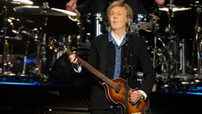 Paul McCartney has released a silent track recently (AP)