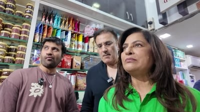 Archana Puran Singh, Parmeet Sethi, and Aaryamann in their latest vlog. Archana Puran Singh, Parmeet Sethi, and Aaryamann in their latest vlog.