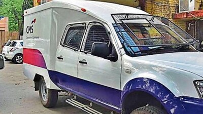 The robbers managed to escape with seven crore of rupees.