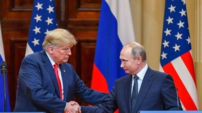 The report comes just days after US President Donald Trump said on Sunday that he would be open to backing a bill that will sanction Russia's trading partners as the Ukraine war rages on. (File/AFP) The report comes just days after US President Donald Trump said on Sunday that he would be open to backing a bill that will sanction Russia's trading partners as the Ukraine war rages on. (File/AFP)