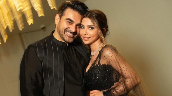 Arbaaz Khan and Sshura Khan shared intimate moments with their baby Sipaara on Instagram.
