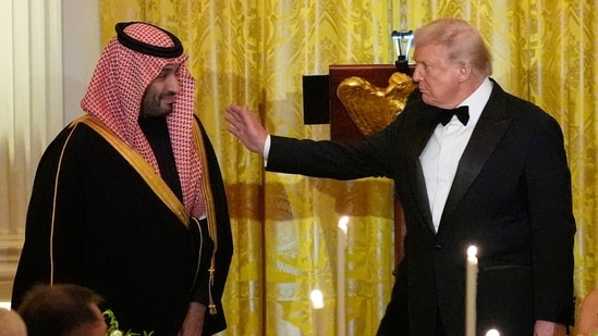 The ruckus broke out during the press meet attended by the US president and Saudi Crown Prince Mohammed bin Salman, at the Oval office on Tuesday. (Alex Brandon/AP)