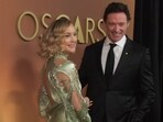 Kate Hudson and Hugh Jackman star together in Song Sung Blue. Kate Hudson and Hugh Jackman star together in Song Sung Blue.