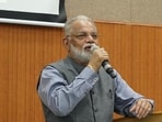 Former ISRO chief K Radhakrishnan (HT Photo)